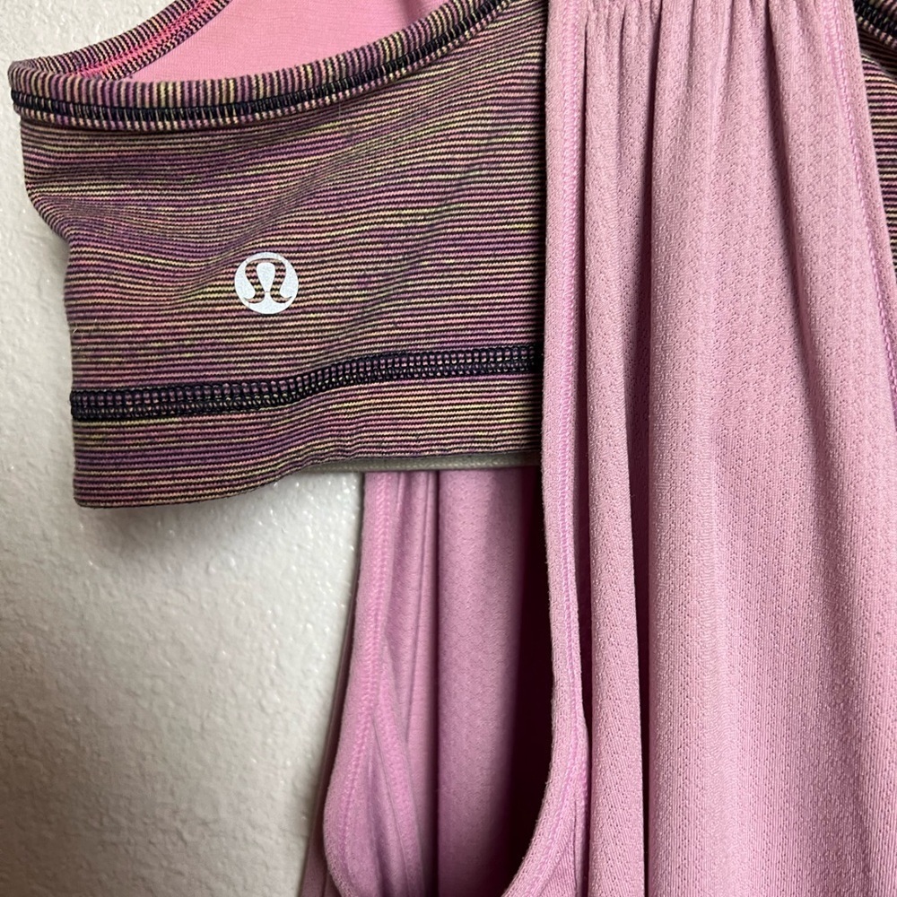 Lululemon Tuck Me In Tank Vintage Pink Size 4 - Picture 5 of 8